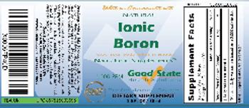 Good State Ionic Boron 1,000 PPM - supplement