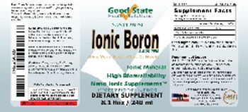 Good State Ionic Boron 2,000 PPM - supplement