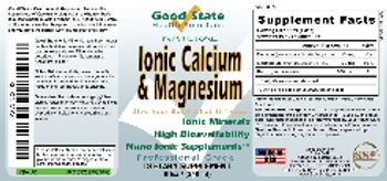 Good State Ionic Calcium & Magnesium - supplement