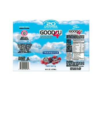 Good4U Tranquilo Field Berry - relaxation supplement