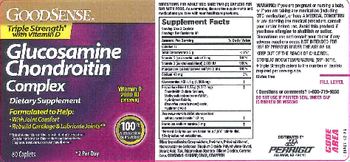 GoodSense Glucosamine Chondroitin Complex - this statement has not been evaluated by the food and drug administration this product is not intend