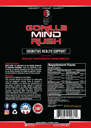 Gorilla Mind Gorilla Mind Rush - supplement