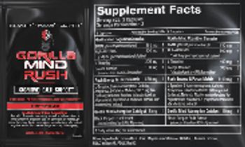 Gorilla Mind Rush - supplement