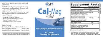 GPI Cal-Mag Plus - supplement