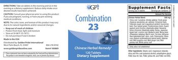 GPI Combination 23 - supplement