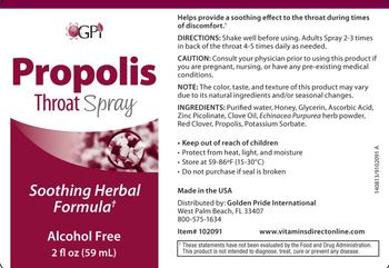 GPI Propolis Throat Spray - 