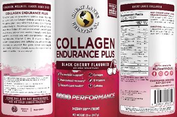 Great Lakes Gelatin Co. Collagen Endurance Plus Black Cherry Flavored - supplement