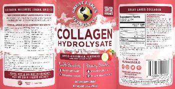 Great Lakes Gelatin Co. Collagen Hydrolysate Apple + Cucumber Flavored - supplement