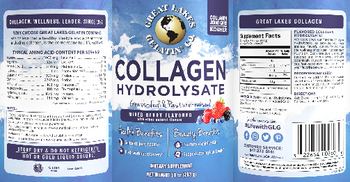 Great Lakes Gelatin Co. Collagen Hydrolysate Mixed Berry Flavored - supplement