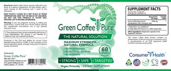 Green Coffee Pure Green Coffee Pure Maximum Strength - supplement