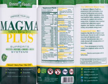 Green Foods Magma Plus - supplement