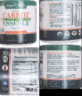 Green Foods Organic Carrot Essence - supplement