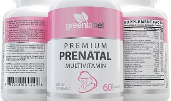 Green Label Premium Prenatal Multivitamin - supplement