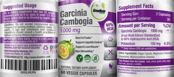 GreeNatr Premium Garcinia Cambogia 1000 mg - natural supplement