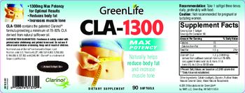 GreenLife CLA-1300 - supplement