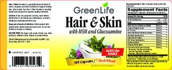 GreenLife Hair & Skin - supplement