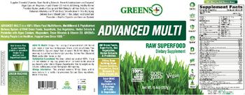 Greens+ Advanced Multi Raw Superfood - supplement