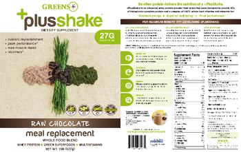 Greens+ +PlusShake Raw Chocolate - supplement