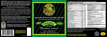 Greens Today Original Formula - supplement