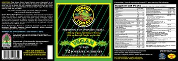 Greens Today Vegan Formula - supplement