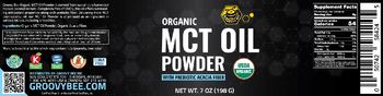 Groovy Bee MCT Oil Powder with Prebiotic Acacia Fiber - supplement