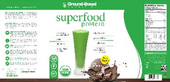Ground-Based NUTRITION Superfood Protein Rich Chocolate - supplement