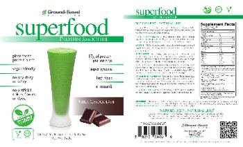 Ground-Based NUTRITION Superfood Protein Smoothie Milk Chocolate - supplement