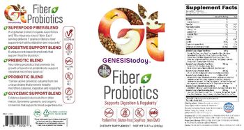 GT Genesis Today Fiber + Probiotics - supplement