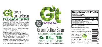 GT Genesis Today Green Coffee Bean - supplement
