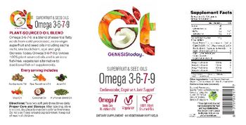 GT Genesis Today Omega 3-6-7-9 - supplement