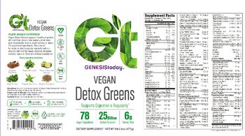 GT Genesis Today Vegan Defense Greens - supplement