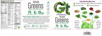 GT Genesis Today Vegan Greens - 