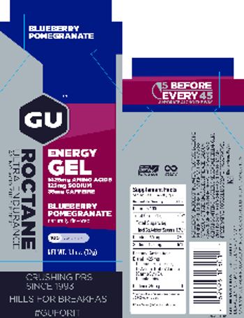 GU Energy Roctane Blueberry Pomegranate - amino acid supplement