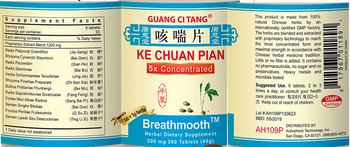 Guang Ci Tang Ke Chuan Pian Breathmooth - herbal supplement