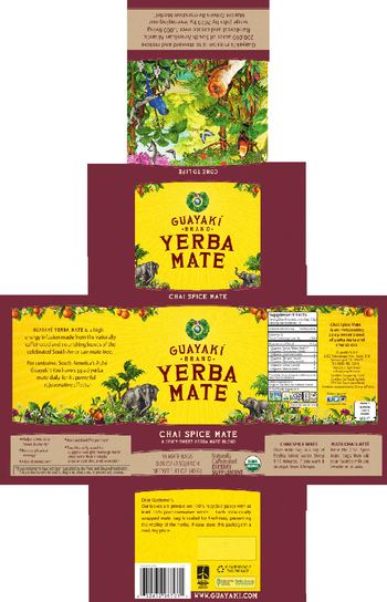GUAYAKI BRAND Yerba Mate Chai Spice Mate - supplement