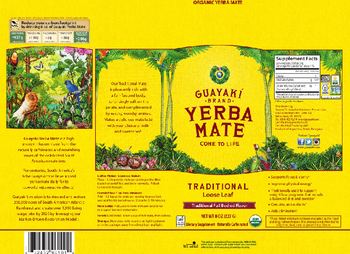 GUAYAKI BRAND Yerba Mate Traditional Loose Leaf - supplement