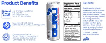 Guru Guru Lite 2.0 - low calorie energy supplement