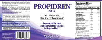 Hairgenics Propidren 512 mg - supplement