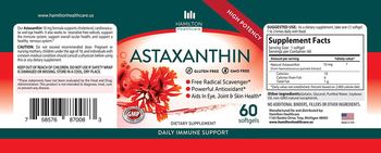Hamilton Healthcare Astaxanthin - supplement