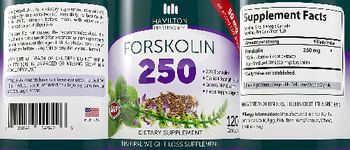 Hamilton Healthcare Forskolin 250 mg - supplement