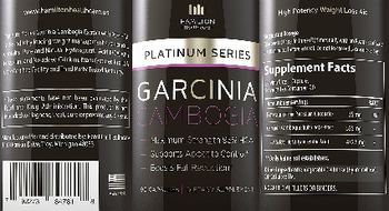 Hamilton Healthcare Platinum Series Garcinia Cambogia - supplement