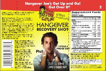 Hangover Joe's The Hangover Recovery Shot Citrus - supplement