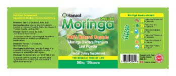 Hansol Dried Leaf Moringa - herbal supplement