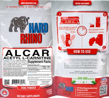 Hard Rhino ALCAR Acetyl L-Carnitine - supplement