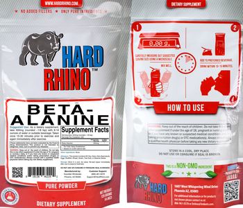 Hard Rhino Beta-Alanine - supplement