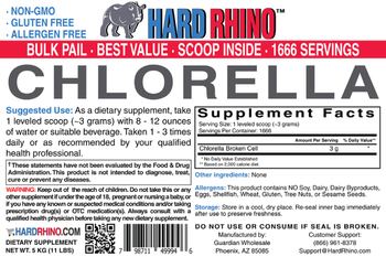 Hard Rhino Chlorela - supplement