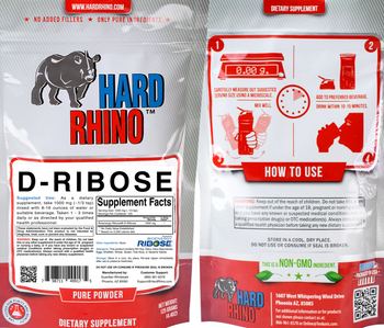 Hard Rhino D-Ribose - supplement