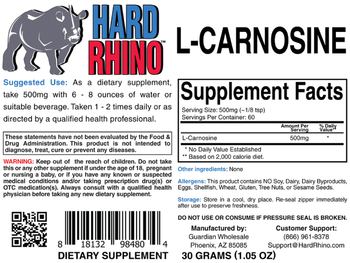 Hard Rhino L-Carnosine - 