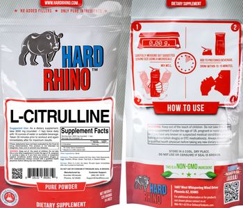 Hard Rhino L-Citrulline - supplement