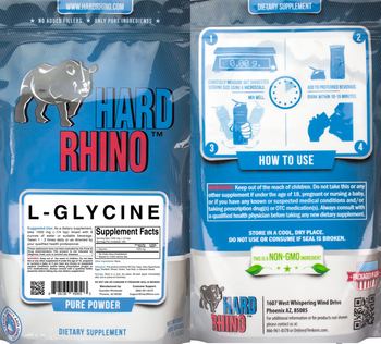 Hard Rhino L-Glycine - supplement